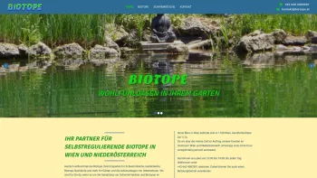 Website Screenshot: Biotope - Ihr Biotop vom Profi in Wien und Niederösterreich | Biotope, Rudolf Lier KG - Date: 2023-06-22 15:00:11