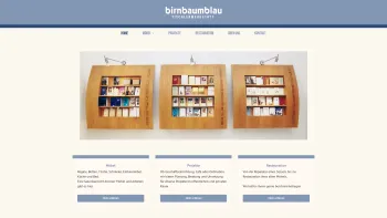 Website Screenshot: Tischlerei Birnbaumblau 1070 Wien - Birnbaumblau Tischlerwerkstatt – Eine weitere WordPress-Website - Date: 2023-06-22 15:00:11
