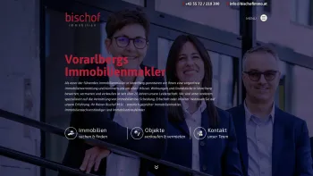 Website Screenshot: Bischof Immobilien GmbH - Vorarlbergs Immobilienmakler - Bischof Immobilien - Date: 2023-06-14 10:39:07