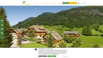 Website Screenshot: Gasthof Blasiwirt Salzburgerland St. Michael Lungau Pension Bauernhofurlaub - Landhotel Blasiwirt, St. Michael, Lungau | Landgut & Bio - Date: 2023-06-22 12:13:15