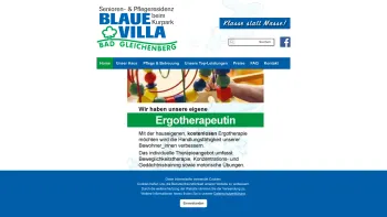 Website Screenshot: Blaue Villa TELEKOM AUSTRIA Lix BusinessWeb - Blaue Villa - Senioren- und Pflegeresidenz - Bad Gleichenberg - Kurpark - Feldbach - Pflegeheim - Seniorenheim - Date: 2023-06-14 10:47:10