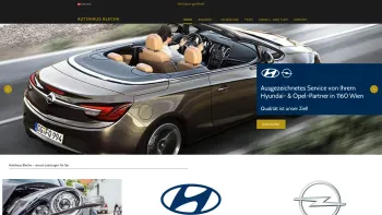 Website Screenshot: Opel Blecha - Ihr Hyundai- und Opel-Partner in 1160 Wien - Autohaus Blecha - Date: 2023-06-22 12:13:15