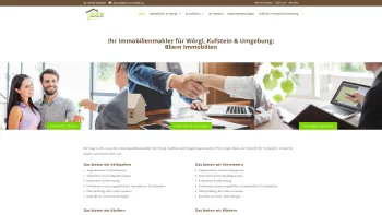 Website Screenshot: BLIEM IMMOBILIEN - Ihr Immobilienmakler für Wörgl und Kufstein – Bliem Immobilien - Date: 2023-06-22 12:13:15
