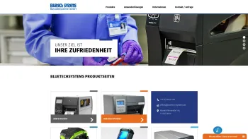 Website Screenshot: Bluetech Systems Barcodesysteme GmbH - Bluetech Barcode Systeme Barcodescanner Drucker | Software - Date: 2023-06-14 10:39:07