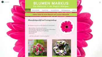 Website Screenshot: Blumen Markus - Gärtnerei | Oberösterreich | Blumen Markus St. Georgen - Date: 2023-06-15 16:02:34
