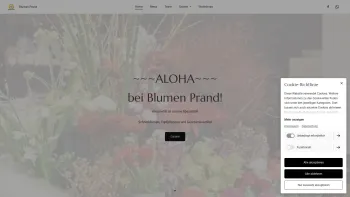 Website Screenshot: Blumen Prand - Ihr Hochzeitsflorist | Blumen Prand - Date: 2023-06-14 10:37:35