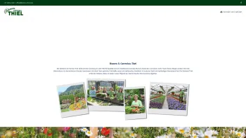 Website Screenshot: Herzlichbei Blumen Thiel ÖBLARN - Blumen und Gartenbau Thiel – Blumen für jeden Anlass - Date: 2023-06-22 15:11:08