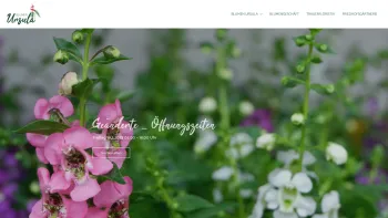 Website Screenshot: Blumen Ursula - Blumen Ursula | Blumengeschäft, Trauerfloristik und Grabpflege - Date: 2023-06-15 16:02:34