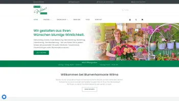 Website Screenshot: Blumenharmonie Startseite - Blumenharmonie Wilma | Jetzt Blumen aussuchen! - Date: 2023-06-22 12:13:15