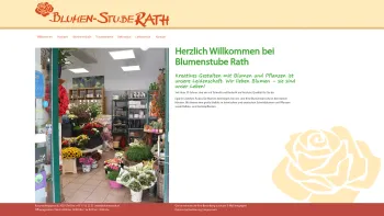 Website Screenshot: Blumenstube Rath - Willkommen - Blumenstube Rath - Date: 2023-06-22 12:13:15