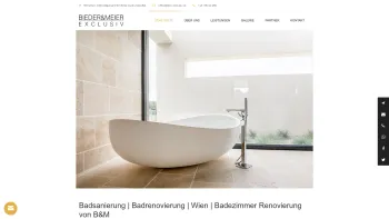 Website Screenshot: BM Bieder und Meier (Bieder&Meier) Exclusiv - ▷ Badsanierung | Badrenovierung | Wien | B&M - Date: 2023-06-26 10:26:11