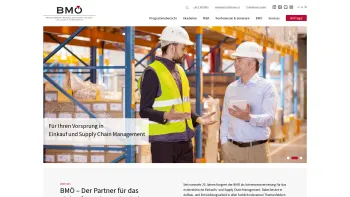 Website Screenshot: Bundesverband Materialwirtschaft, Einkauf und Logistik in Österreich - BMÖ - Date: 2023-06-22 12:13:15