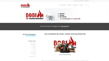 Website Screenshot: Bobi Ihr Kohlenhändler! - Bobi Ihr Kohlenhändler - Günstiger Kohlenhandel in Wien und Umgebung - Date: 2023-06-22 12:13:15