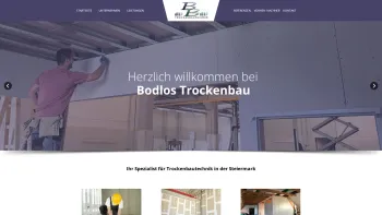 Website Screenshot: Bodlos Trockenbautechnik - Bodlos Trockenbau - Date: 2023-06-14 10:39:07