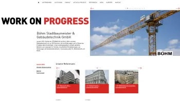 Website Screenshot: Böhm Stadtbaumeister & Gebäudetechnik GmbH - Böhm Stadtbaumeister & Gebäudetechnik GmbH - Date: 2023-06-22 15:00:12
