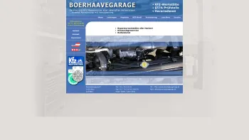Website Screenshot: Boerhaavegarage KFZ Werkstätte & Prüfstelle - Boerhaavegarage - Date: 2023-06-22 15:00:12
