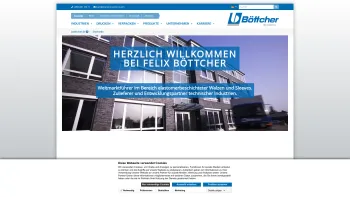 Website Screenshot: Böttcher Produkte für Druckindustrie Technische Industrie und Bürokommunikation - Startseite: Felix Böttcher GmbH & Co. KG - Date: 2023-06-22 15:00:12