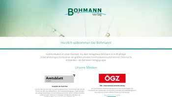 Website Screenshot: Bohmann Druck & Verlag GmbH & Co. KG - bohmann.at - Date: 2023-06-22 15:00:12