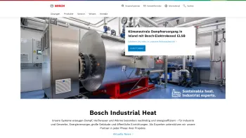 Website Screenshot: Bosch Industriekessel Austria GmbH - Bosch Industrial Heat - Energie für Gewerbe & Industrie - Date: 2023-06-15 16:02:34