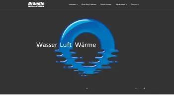 Website Screenshot: Hubert Brändle Gesellschaft m.b.H. Co. main1 - Brändle Installationen - Date: 2023-06-22 12:13:16