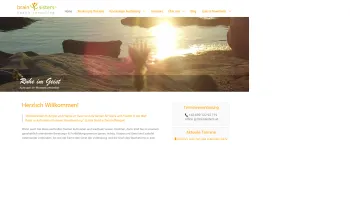 Website Screenshot: brainsisters health consulting - brainsisters, Kinesiologie Ausbildung Wien, Touch for Health, Gesundheit, Achtsamkeit, Tibetische Medizin - Date: 2023-06-22 15:11:08