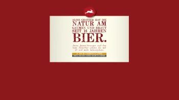 Website Screenshot: Brauerei Gratzer - Willkommen bei der Brauerei Gratzer - Date: 2023-06-14 10:47:13