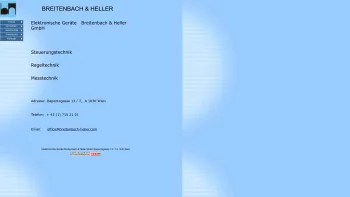 Website Screenshot: Elektronische Geräte Breitenbach Heller Gesellschaft staticmeter statikmeter transponder tagreader messtechnik regeltechnik codesy - Home - Homepage - Date: 2023-06-22 12:13:16
