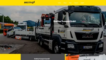 Website Screenshot: Breitfuss Transport Ges.m.b.H - Transport Company Austria - Date: 2023-06-22 12:13:16