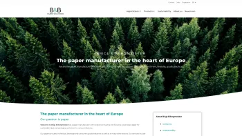 Website Screenshot: Brigl & Bergmeister GmbH - Paper manufacturer with passion | Brigl & Bergmeister - Date: 2023-06-22 12:13:16