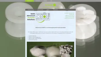 Website Screenshot: Emil Broell Textile Systems - Keramik Reibung Verschleiss Tribologie - Hochleistungskeramik aus polykristallinem Saphir - Date: 2023-06-22 15:00:12