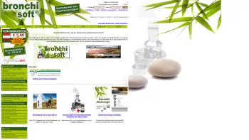 Website Screenshot: Weidenthaler GmbH - bronchi-soft®....und atmen macht Freude. Der Klardampf-Inhalator für gesunde Atemwege - Date: 2023-06-22 15:00:12