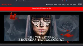 Website Screenshot: Brothers Tattoo & Piercing Studio - Tattoostudio Brothers Tattoo & Piercing Studio in Linz ➜ Oberösterreich - Date: 2023-06-22 15:00:12