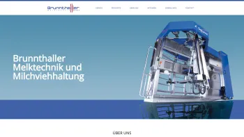 Website Screenshot: Brunnthaller GmbH - Brunnthaller | Melktechnik und Milchviehhaltung - Date: 2023-06-22 15:00:12