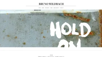 Website Screenshot: Bruno Wildbach - HOME | Bruno Wildbach - Date: 2023-06-14 10:39:10