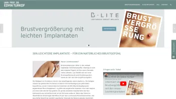 Website Screenshot: Brustvergrößerung mit b-lite Implantaten - Brustvergrößerung mit leichten Implantaten B-lite in Österreich - Date: 2023-06-15 16:02:34