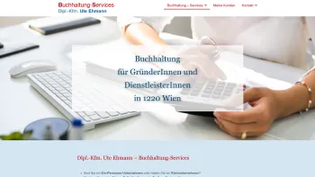 Website Screenshot: Dipl-Kffr Ute Ehmann Unternehmensberaterin Selbständige Buchhalterin - Buchhaltung Ehmann für DienstleisterInnen und GründerInnen - Date: 2023-06-22 12:13:17