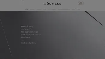 Website Screenshot: Buechele Edel-Stahl - edel-stahl Büchele GmbH & Co KG | - Date: 2023-06-15 16:02:34