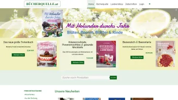 Website Screenshot: BÜCHERQUELLE Buchhandlungsgesellschaft mbH - Buecherquelle Buchshop Kochen Rezepte : buecherquelle.at - Date: 2023-06-22 15:10:44