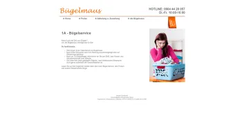 Website Screenshot: Bügelmaus - Bügelmaus - Bügeln Hemden Hosen Kleider in Ebreichsdorf - Date: 2023-06-22 15:10:44
