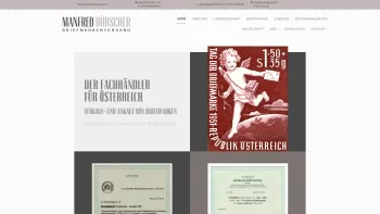 Website Screenshot: BRIEFMARKENVERSAND MANFRED BÜRSCHER - Manfred BÜRSCHER City Philatelie in Graz - Briefmarkenversand und Briefmarkenhandel - Date: 2023-06-22 15:13:17