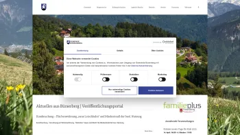 Website Screenshot: Gemeinde Bürserberg - Gemeinde Bürserberg - Date: 2023-06-22 15:13:17