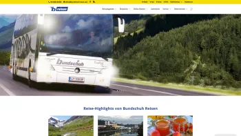 Website Screenshot: Bundschuh Reisen Ges.m.b.H - Bundschuh Reisen | Reisebüro in Lienz - Osttirol - Date: 2023-06-22 12:13:17