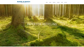 Website Screenshot: BUNZL & BIACH Gesellschaft m.b.H. - Bunzl&Biach – PAPER FOR RECYCLING - Date: 2023-06-15 16:02:34