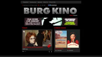 Website Screenshot: Burg-Kino - Home | BURG KINO Wien | Vienna | Original Versions - Date: 2023-06-14 10:39:12
