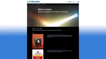 Website Screenshot: Busatis GmbH - Busatis Austria - hochverschleißfeste Messer und Bauteile für Landwirtschaft und Industrie - Date: 2023-06-22 12:13:17