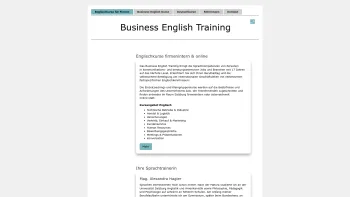 Website Screenshot: Business English Training - Englisch, Business English & Deutsch Sprachkurse in Salzburg - Date: 2023-06-14 10:37:18