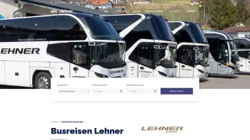 Website Screenshot: Busreisen Lehner - Lehner - Simonlehner Reisen - Date: 2023-06-14 10:39:12