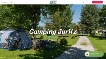 Website Screenshot: Camping Juritz - Nature camping at the Juritz campground in Feistritz im Rosental – camping in Carinthia - Date: 2023-06-15 16:02:34