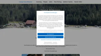 Website Screenshot: Camping-Tirol Menue - Home - Camping "Lienzer Dolomiten" - Date: 2023-06-22 12:13:17