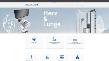 Website Screenshot: Firma Carlreiner GmbH Medizintechnik für Diagnose und Therapie Manufaktur chirugischer Instrumente - Carl Reiner GmbH Homepage - Date: 2023-06-14 10:47:16